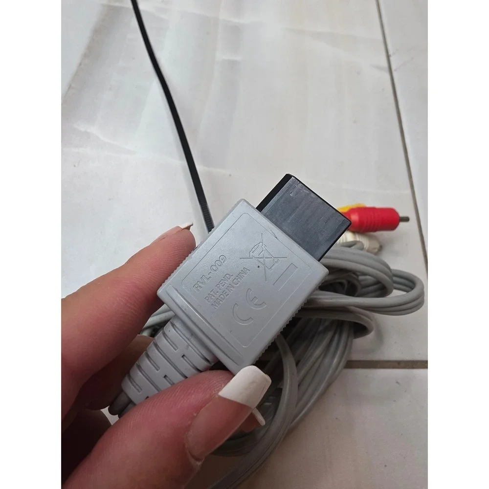 Nintendo Wii AC Adapter RVL-002 USA OEM Power Supply Cord Grey 12V 3.7A‎ A4